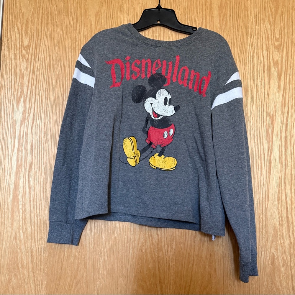 Disneyland Varsity Graphic Cropped Crewneck